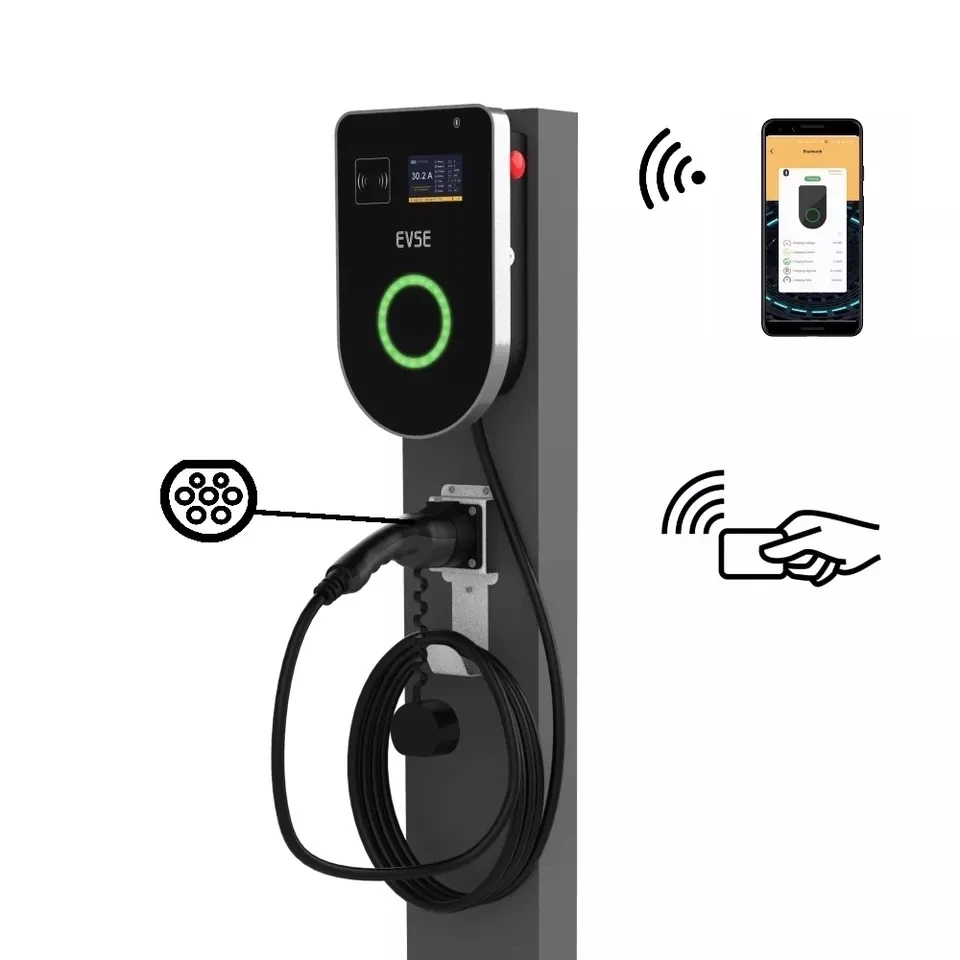 22Kw Wallbox Type 2 Ocpp Rfid - Caricatore EV Cavo di ricarica OCPP
