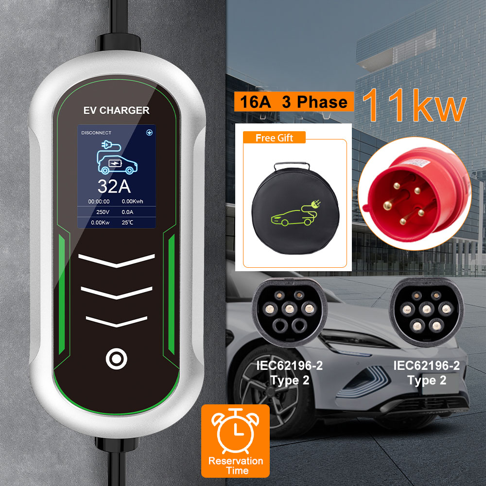 Portable Ev Charger 32A Type 2 Cee Plug - IPENGEN 11KW EV Caricatore portatile Type2