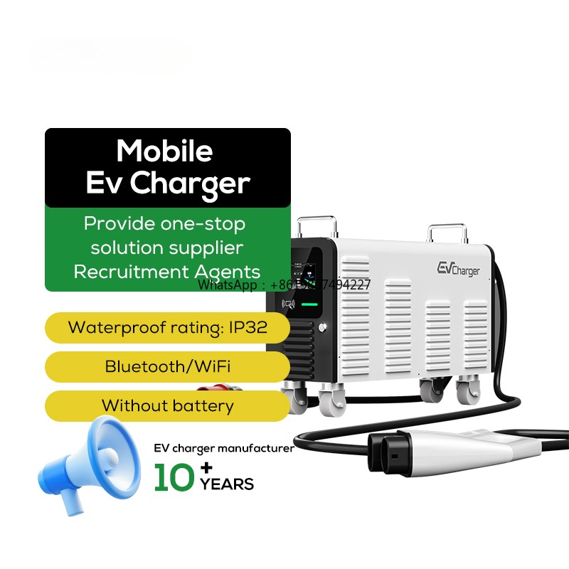 Portable Dc Fast Charger 20Kw Ccs2 - Stazioni di Ricarica EV Portatili CCS2