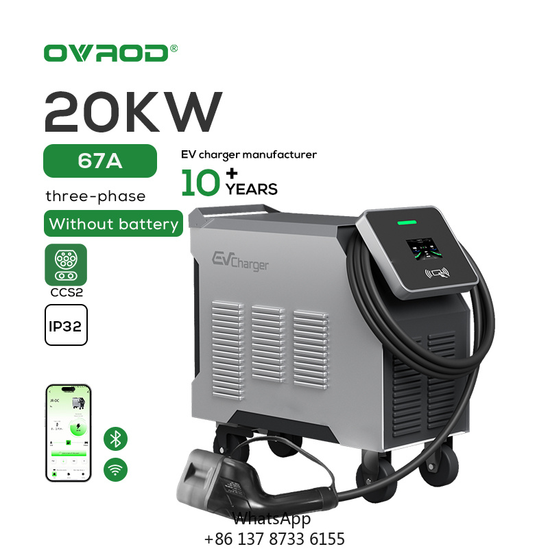 Portable Dc Fast Charger 20Kw Ccs2 - Nuovo Prodotto Ovrod: Stazione di Ricarica