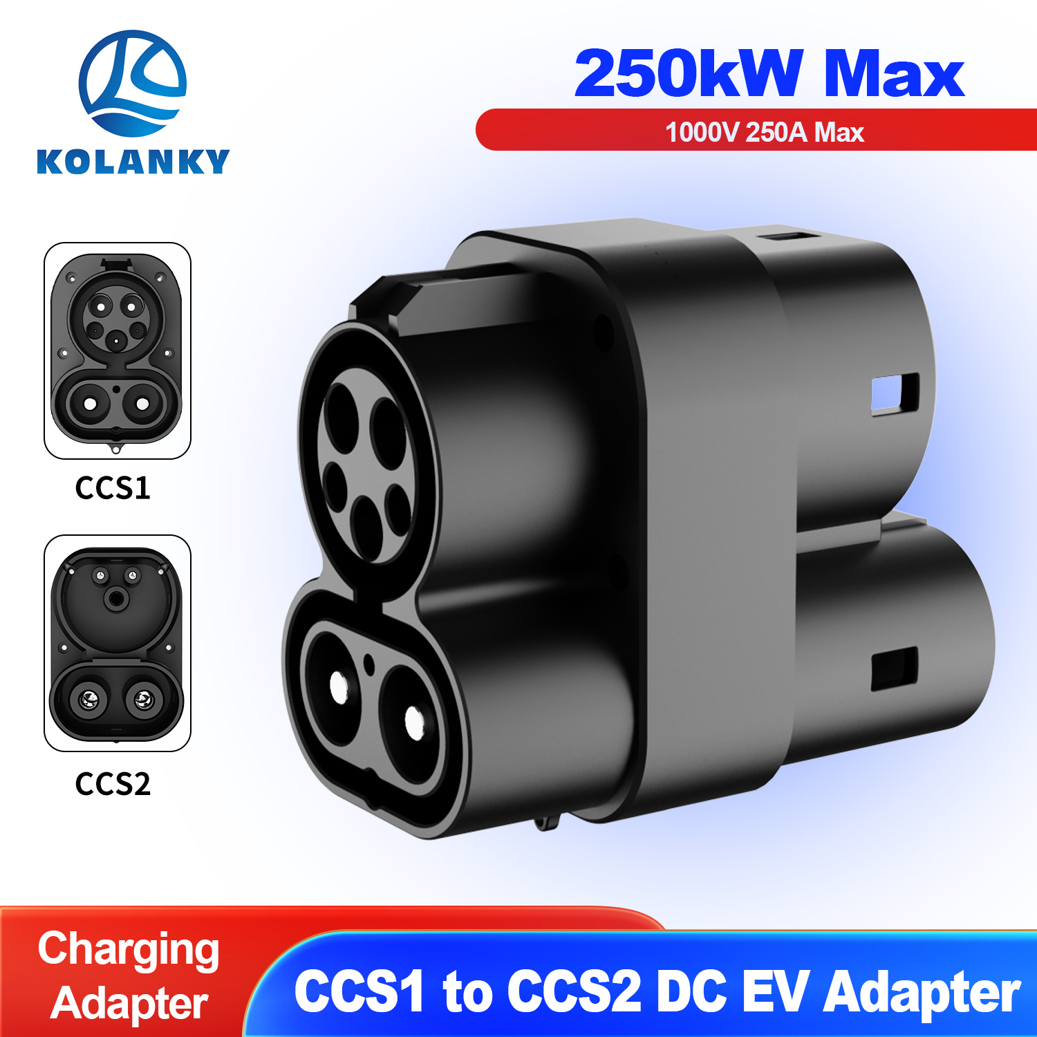 Adattatore per connettori di r - Ccs2 To Ccs1 Fast Charge Adapter 250Kw recensione e prezzo