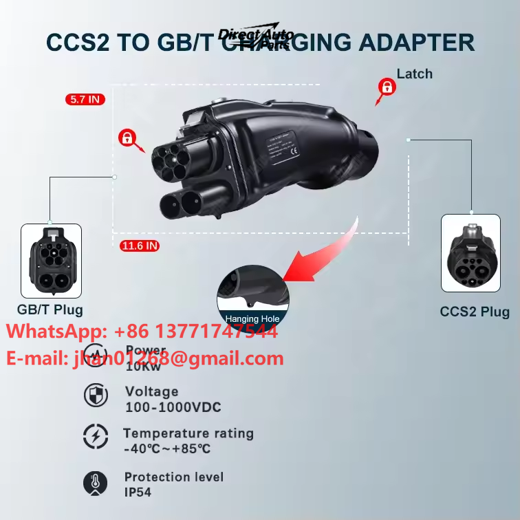 Caricatore EV DC 200A 250A 100 - Gb/T To Ccs2 200A Fast Charging Adapter recensione e prezzo