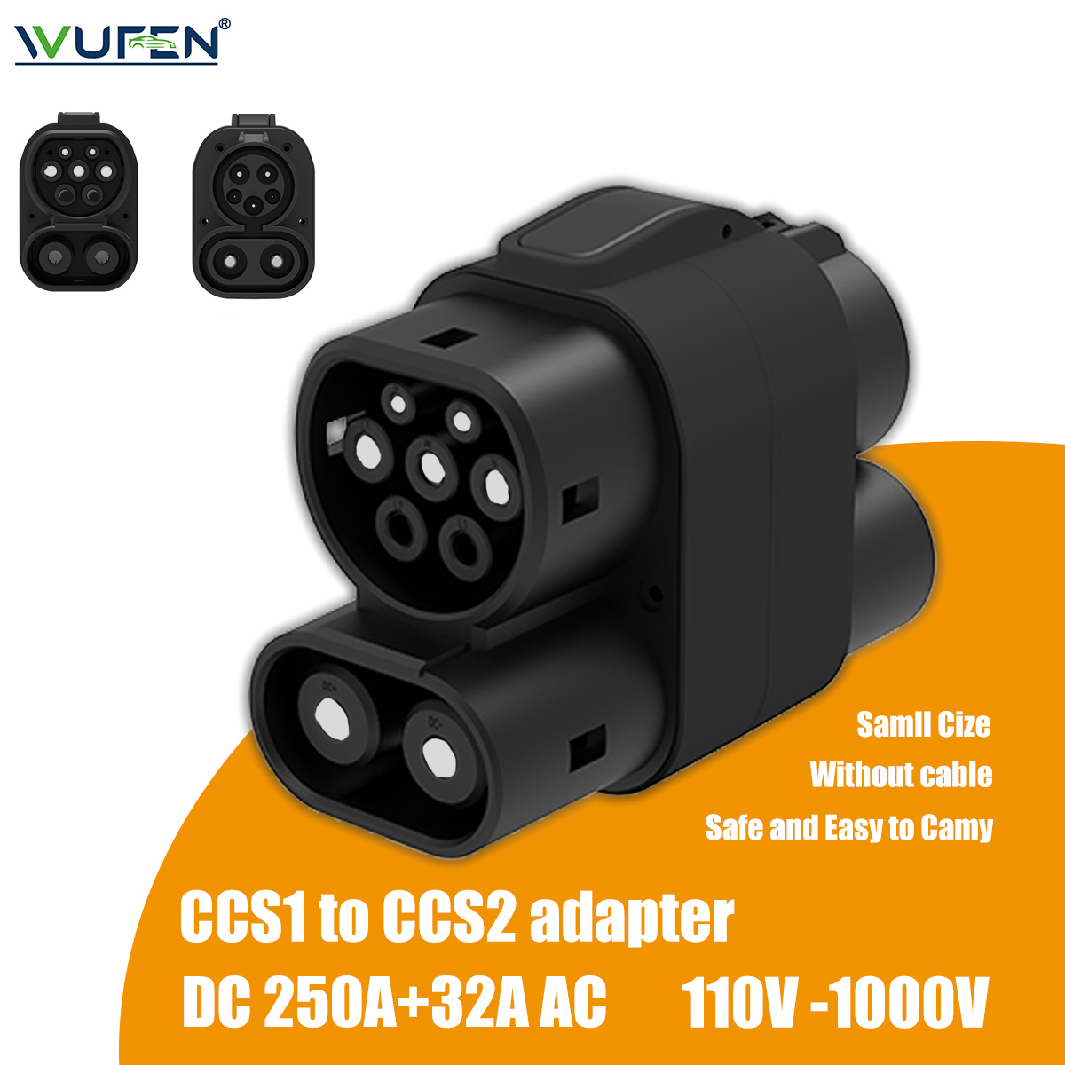 WUFEN 250A + 32A Caricatore CC - Ccs2 To Ccs1 Fast Charge Adapter 250Kw recensione e prezzo