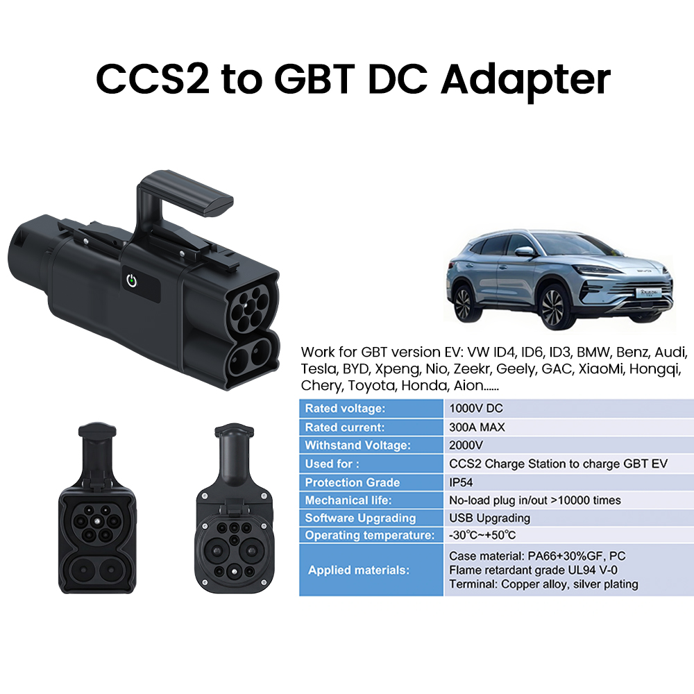 Adattatore NTO CCS2 a GB/T EV  - Gb/T To Ccs2 200A Fast Charging Adapter recensione e prezzo