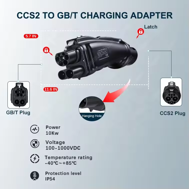 Caricatore CC EV 200A 250A 100 - Gb/T To Ccs2 200A Fast Charging Adapter recensione e prezzo